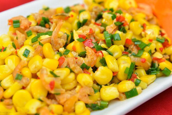 bap xao – stir-fried corn