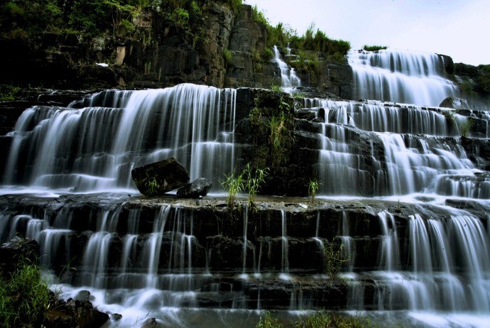 7-storey waterfall in Nghe An