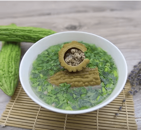 Vietnamese Stuffed Bitter Melon Soup Recipe Canh Khổ Qua