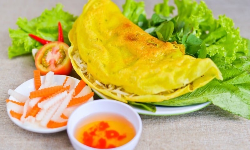 Vietnamese crepe recipe