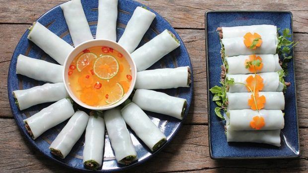 vietnamese fresh rice noodle rolls