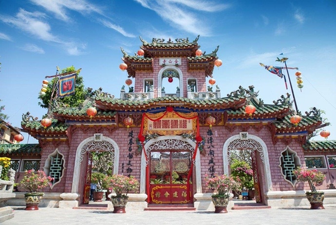 traveling to hoi an ancient town - phuc kien assembly hall