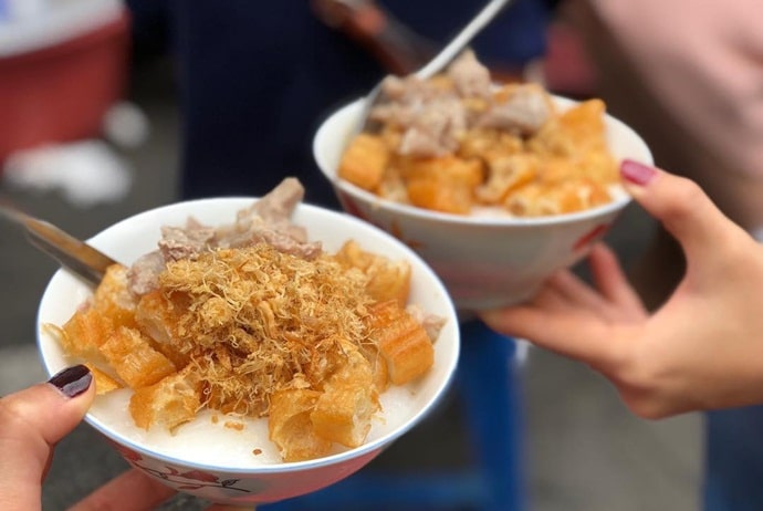 pork rib porridge - chao suon on ta quang buu street