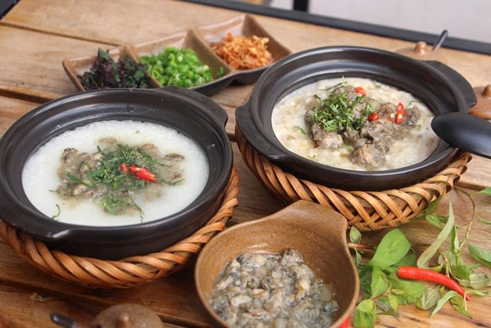 famous places for vietnamese oyster porridge - oyster porridge in phu yen