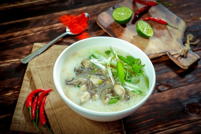 famous places for vietnamese oyster porridge - oyster porridge in vung tau