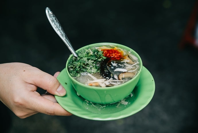 vietnamese crab soup - sup cua co bong