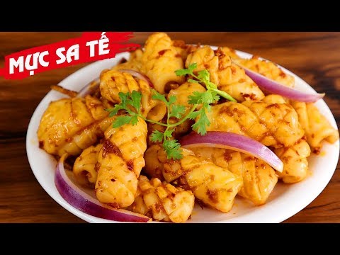 Vietnamese Fried Squid With Satay Sauce Recipe: Detailed Steps