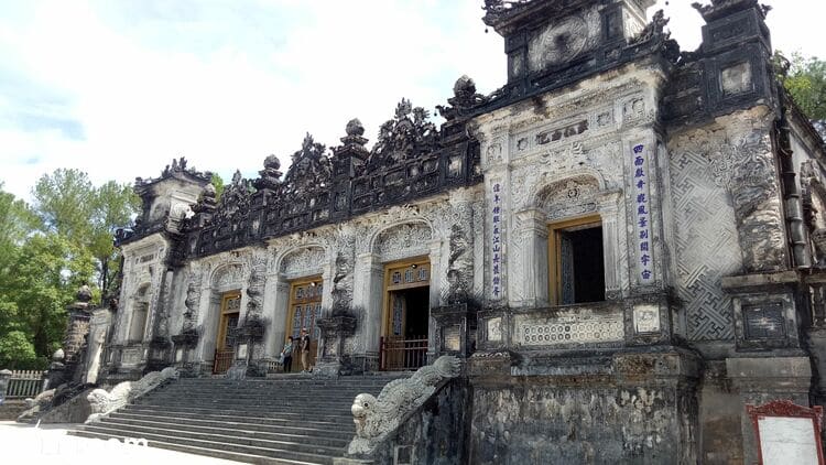 khai dinh tomb in hue