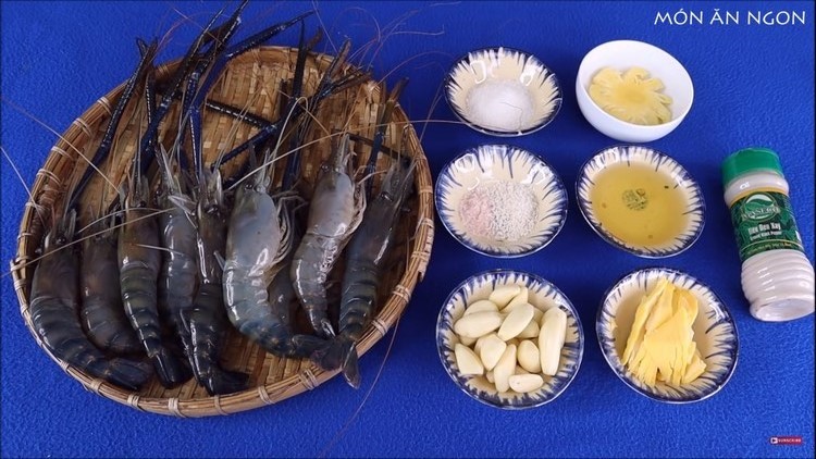 ingredients - crayfish garlic butter