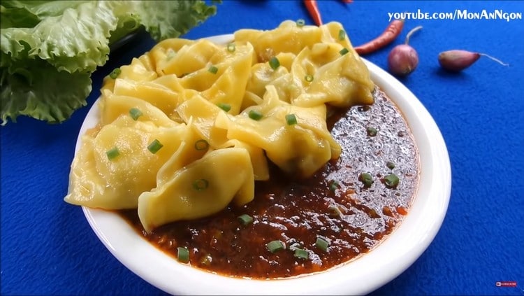 wonton and spicy sauce recipe