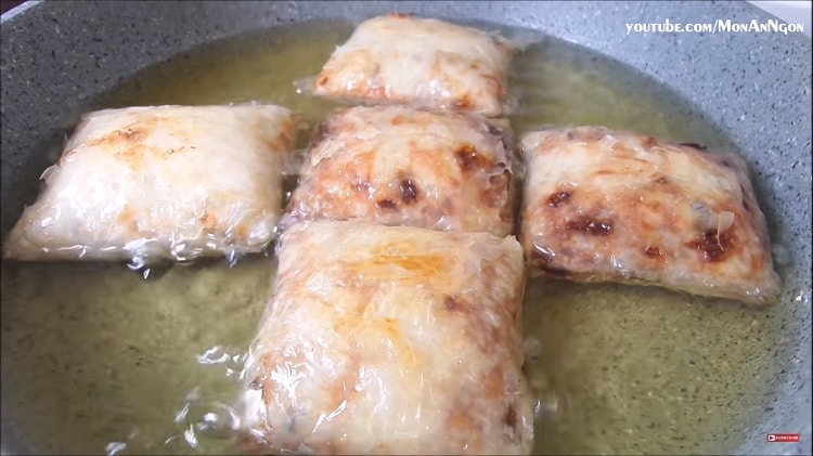 tasty square crab spring rolls recipe