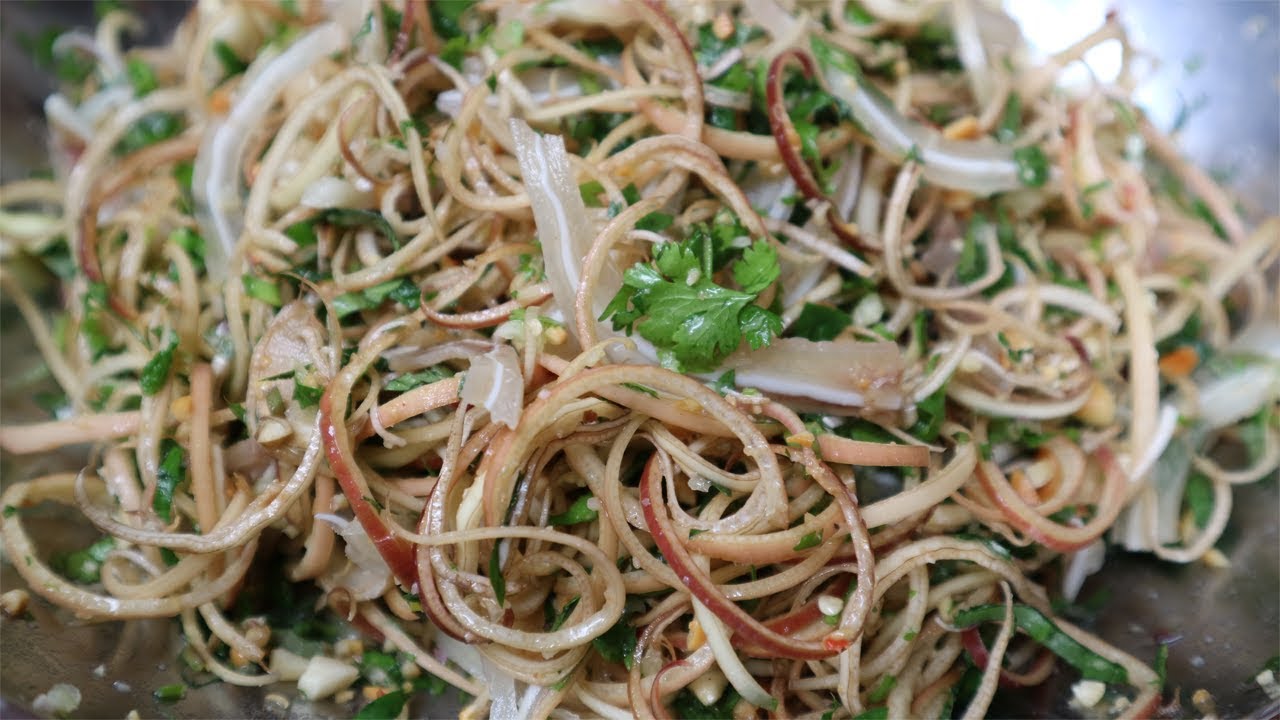 Delicious Vietnamese Banana Flower Pig Ear Salad Recipe You Should Try