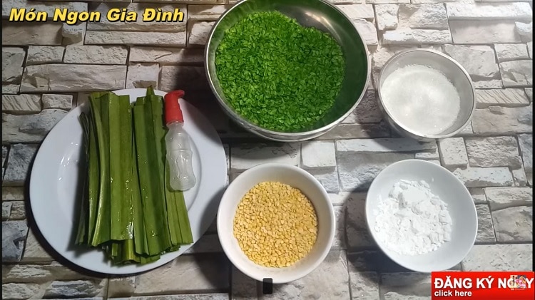 green sticky rice cake recipe