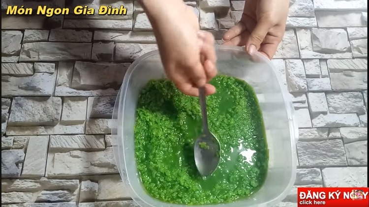 green sticky rice cake recipe in hanoi