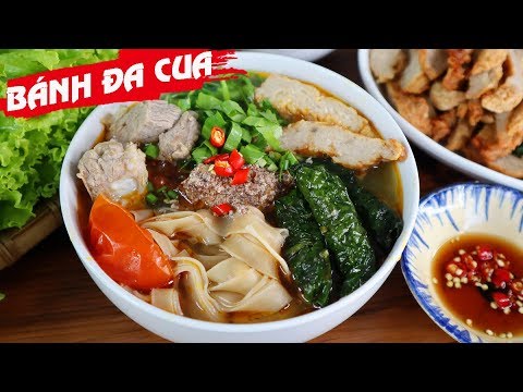 Vietnamese Crab Red Rice Noodle Soup Recipe – Speciality Of Hai Phong