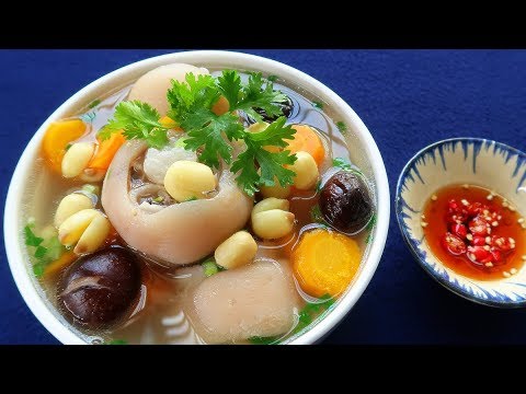 Vietnamese Pig Trotter Soup With Lotus Seed Recipe